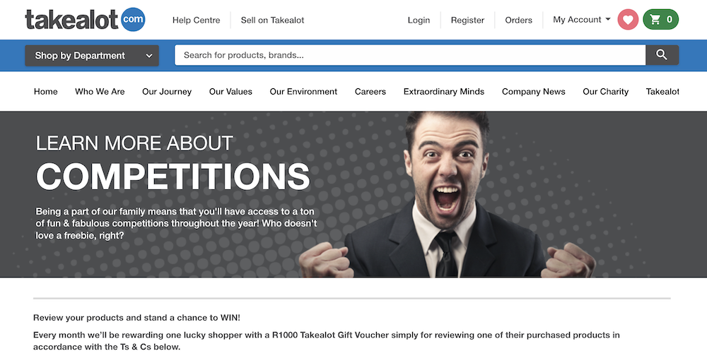 Takealot Review Giveaway