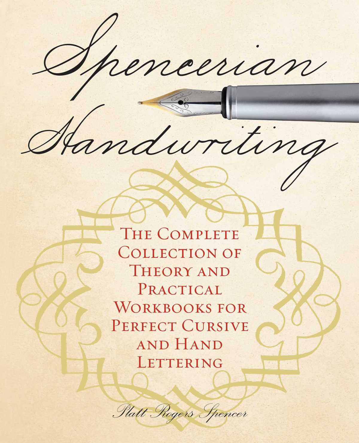 book cover spencerian handwriting collection workbook